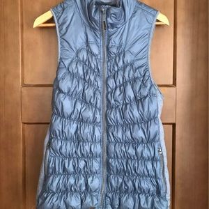 Blue Down Puffer Vest - size: XL